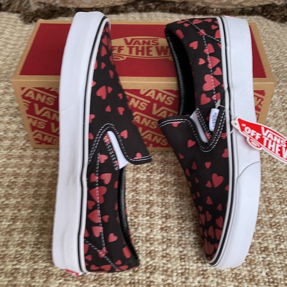Vans Classic Slip On Valentines Hearts Blkrcngrd W - Picture 12 of 16